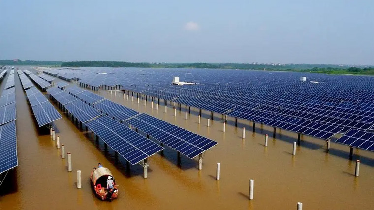 漁光互補的利弊，光伏塘可以養蝦嗎